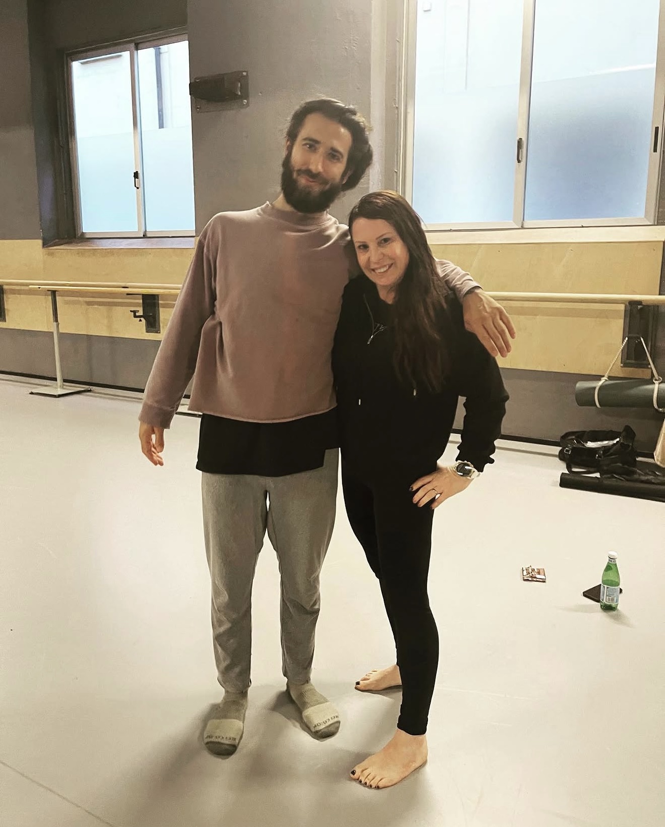 Karina Hubert with Patrick Beach