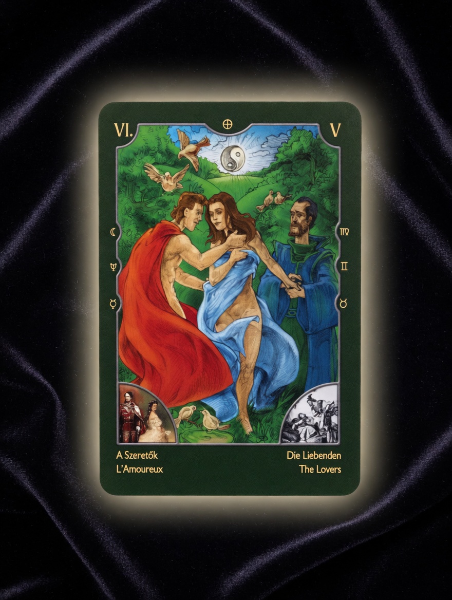 The Lovers from Le Grand Tarot de l’Amour