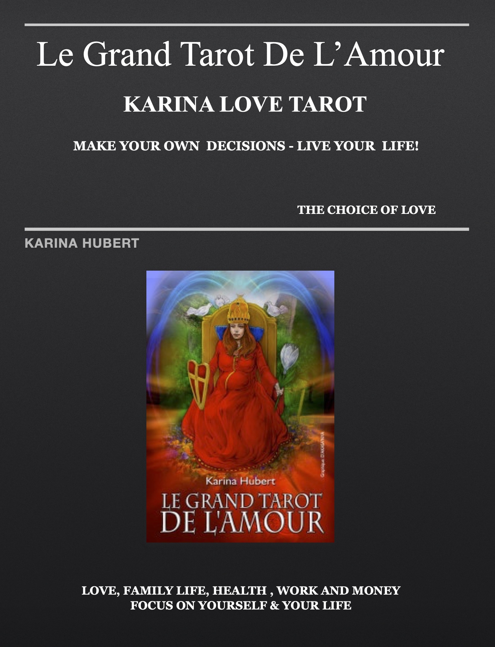 Karina Love Tarot E- Book